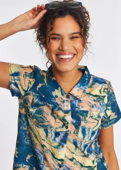 Discount Oiselle Benjamina Button Short Sleeve