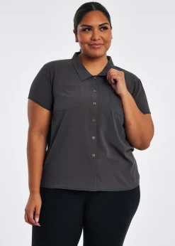 Discount Oiselle Benjamina Button Short Sleeve
