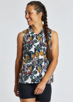Oiselle Benjamina Button Sleeveless