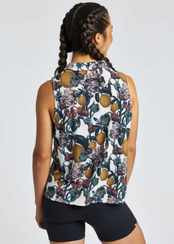 Oiselle Benjamina Button Sleeveless
