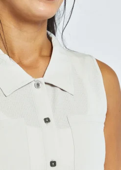 Oiselle Benjamina Button Sleeveless