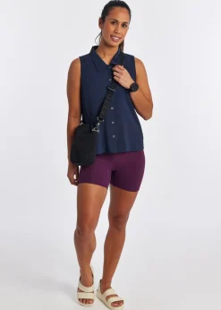 Oiselle Benjamina Button Sleeveless