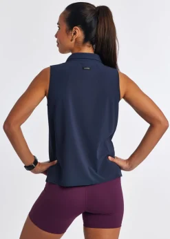 Oiselle Benjamina Button Sleeveless