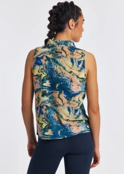 Oiselle Benjamina Button Sleeveless