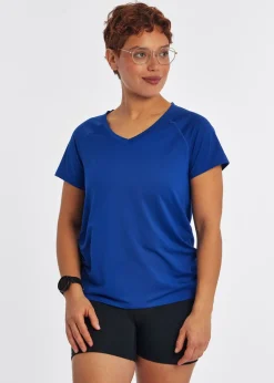 Clearance Oiselle Essential Bird V Neck Short Sleeve