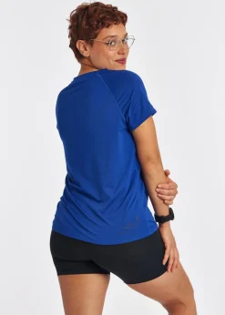 Clearance Oiselle Essential Bird V Neck Short Sleeve