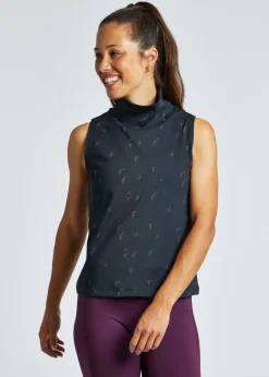Online Oiselle Firecracker Mock Neck Tank