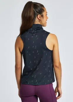Online Oiselle Firecracker Mock Neck Tank