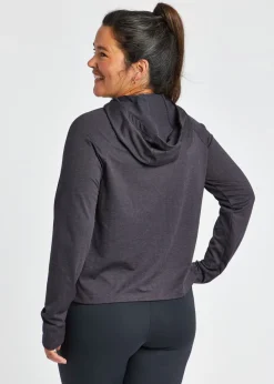 New Oiselle Herringbird Hoodie Black