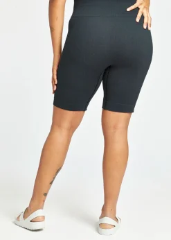 Clearance Oiselle Longer Ribbed Flyte Shorts