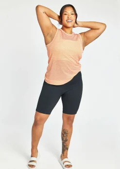 Clearance Oiselle Longer Ribbed Flyte Shorts