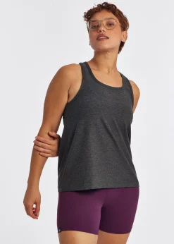 Hot Oiselle Lux Boxy Racerback Tank