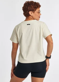 Outlet Oiselle Lux Boxy Short Sleeve