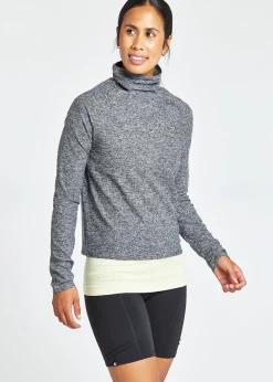 Discount Oiselle Lux Mile One Pullover Black/White