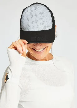 New Oiselle Reflective Runner Trucker Hat
