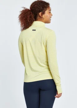 Discount Oiselle Striped Half Zip
