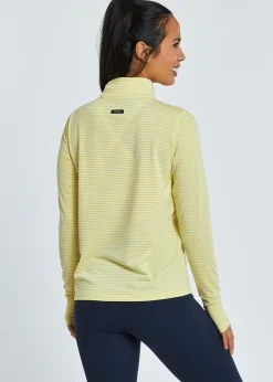 Discount Oiselle Striped Half Zip