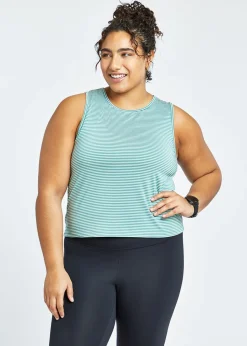 Hot Oiselle Striped Trail Tank