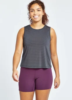 Hot Oiselle Striped Trail Tank