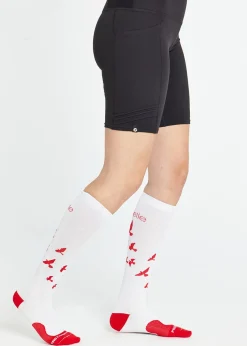 Discount Oiselle Tall Bird Pro Compression Socks | Running Socks | Blaze