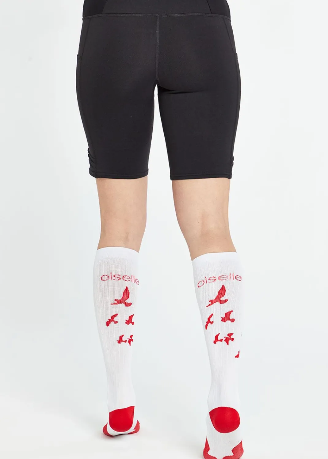 Discount Oiselle Tall Bird Pro Compression Socks | Running Socks | Blaze