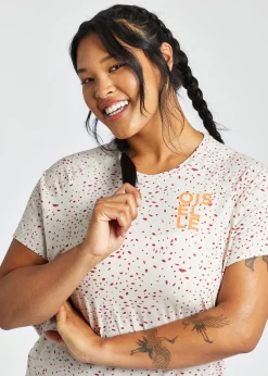 Clearance Oiselle Tee Lux Kami Jammie Boxy Tee