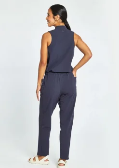 Outlet Oiselle Utility Jumpsuit Obsidian