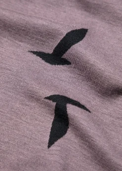 Outlet Oiselle Wazzie Wool Jacquard Half Zip