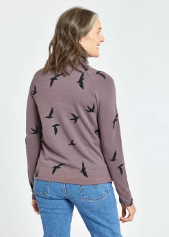 Outlet Oiselle Wazzie Wool Jacquard Half Zip