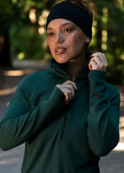 Outlet Oiselle Wazzie Wool Jacquard Half Zip