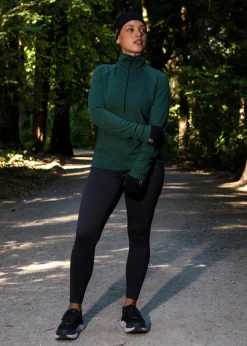 Outlet Oiselle Wazzie Wool Jacquard Half Zip