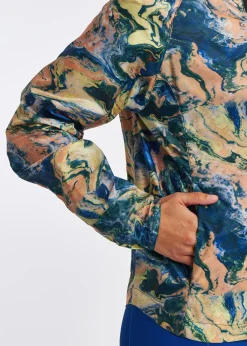 Clearance Oiselle Whirlwind Jacket Bright Marble