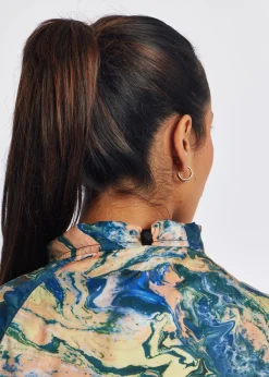 Clearance Oiselle Whirlwind Jacket Bright Marble