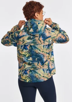 Clearance Oiselle Whirlwind Jacket Bright Marble